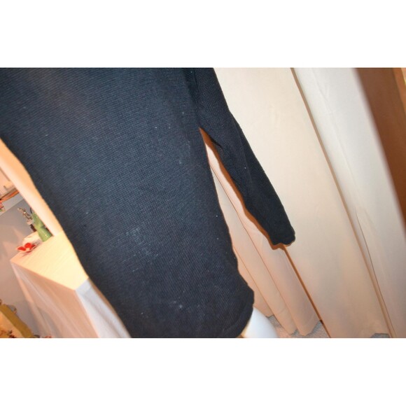 Vintage Dress Black with Rhinestones and Beads - Picture 3 of 7